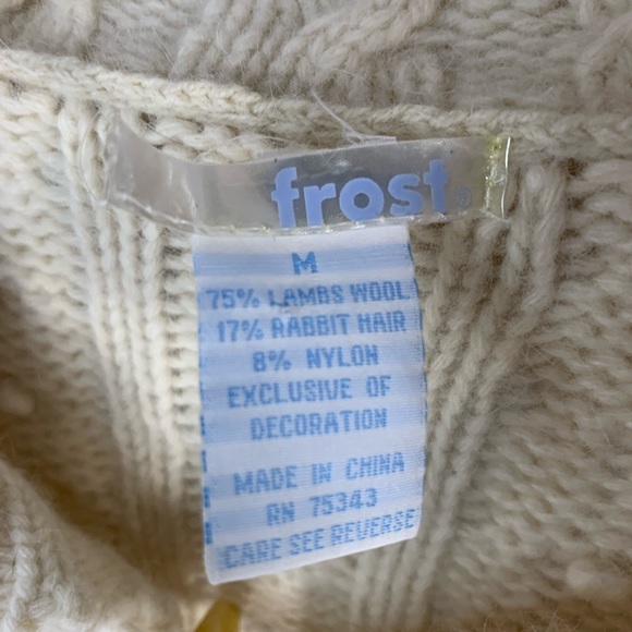 Frost Wool/Rabbit Blend Sweater Duster - Picture 4 of 7